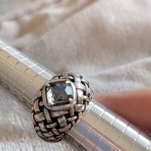 Brighton Basket Weave Swarovski Ring